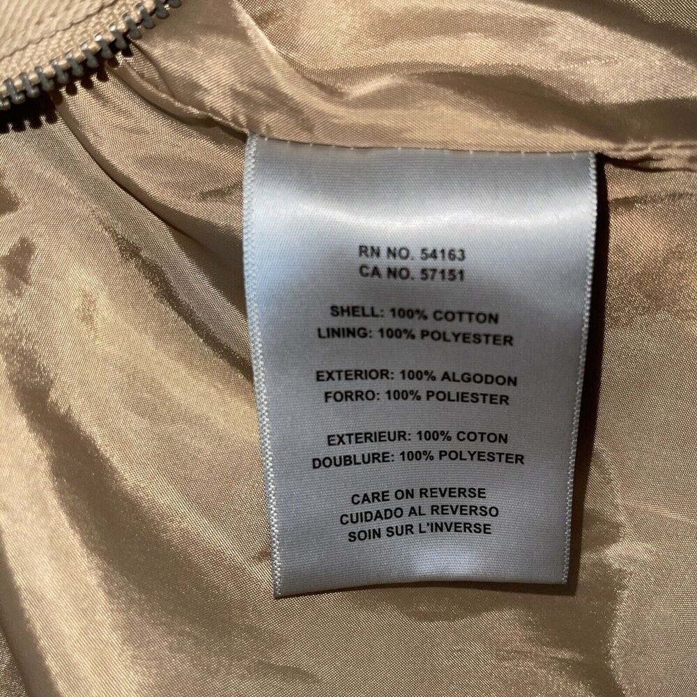 NWOT Levi's Safari Denim Belted Tan Jacket  S - Picture 9 of 9